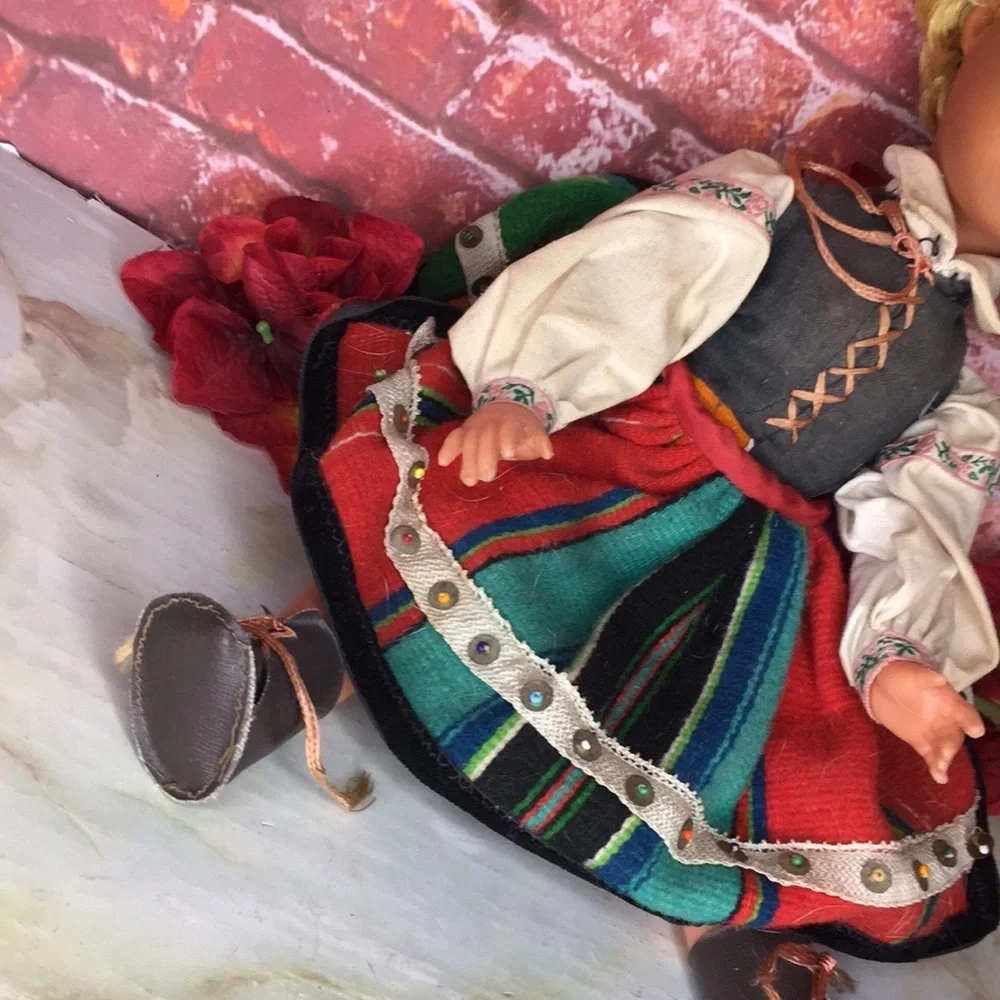 Vintage 16” Folk Art Polish Doll